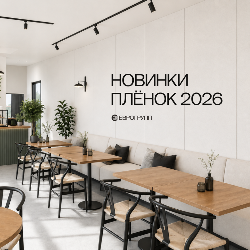 Новая коллекция ПВХ-плёнок «ЛОФТ» для стеновых панелей